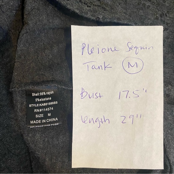Pleione Sequin Tank Top - Picture 5 of 5